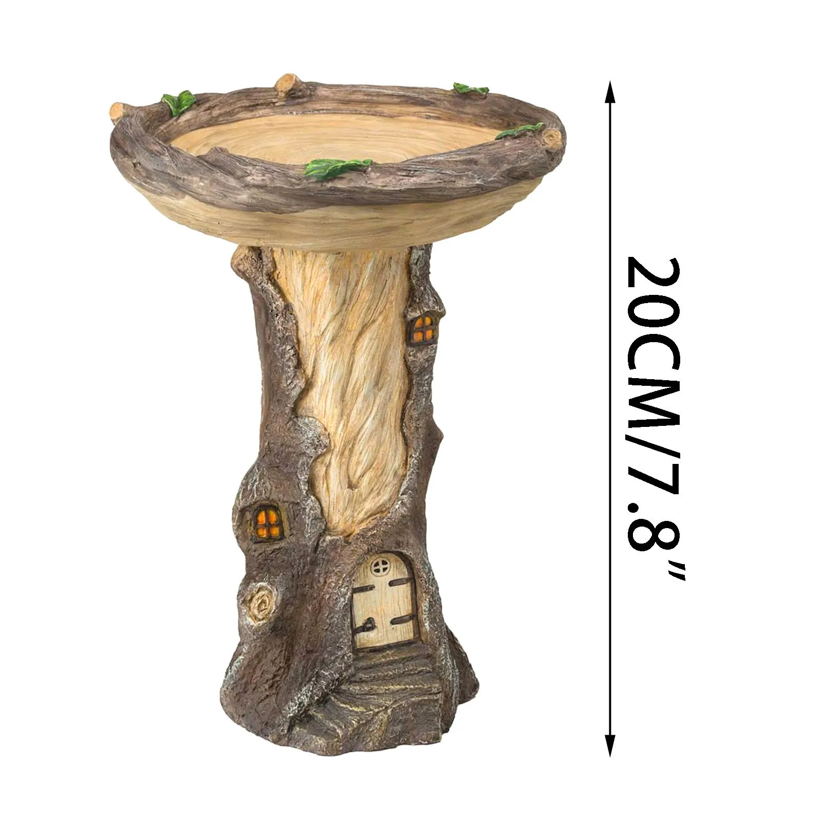 

Garden Decoration Beautiful Sunflower Bird Bath Brown Pedestal Handmade For Outdoor decoracion salon casa