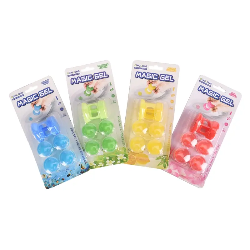 

5PCS in 1 Magical Toilet Cleaner Needle Type Anti-Bacterial Toilet Fragrance Beans Gel For Home Sterilization Cleaning