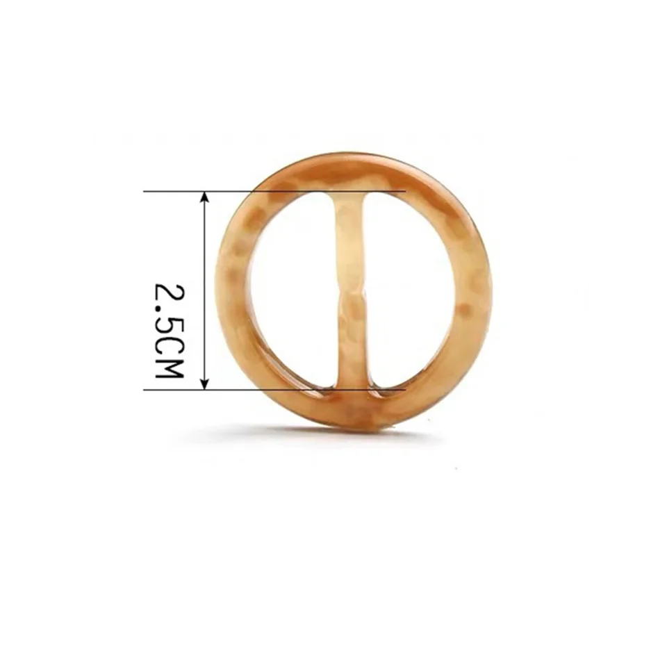 Угловая завязанная Пряжка для футболки кольцо лента шелковый шарф