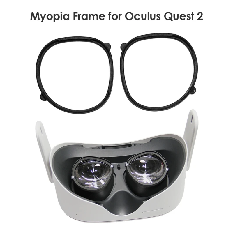 

for oculus Quest 2 Quest Lens Frame Protect VR Headset From Scratches Glasses Frame Durable Magnetic VR Headset