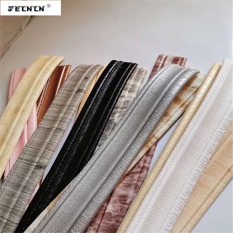 230 см Анти-столкновения фон стены линия талии плинтуса линии стикер 3d пены края