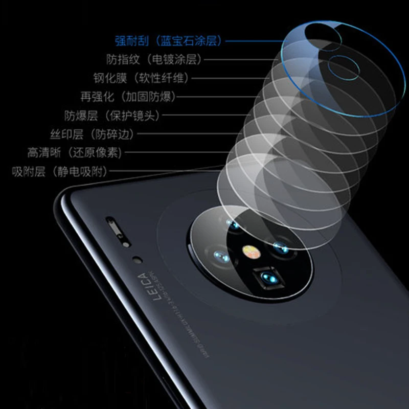 2 шт задняя камера объектив прозрачный протектор экрана для huawei mate 30 mate 30 профессиональная защитная пленка Закаленное стекло для huawei mate 30