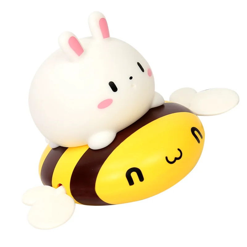

Cute Cartoon Animal Bathing Bathtub Toys For Children Summer Shower Baby Clockwork Swimming Toys Kids Gift
