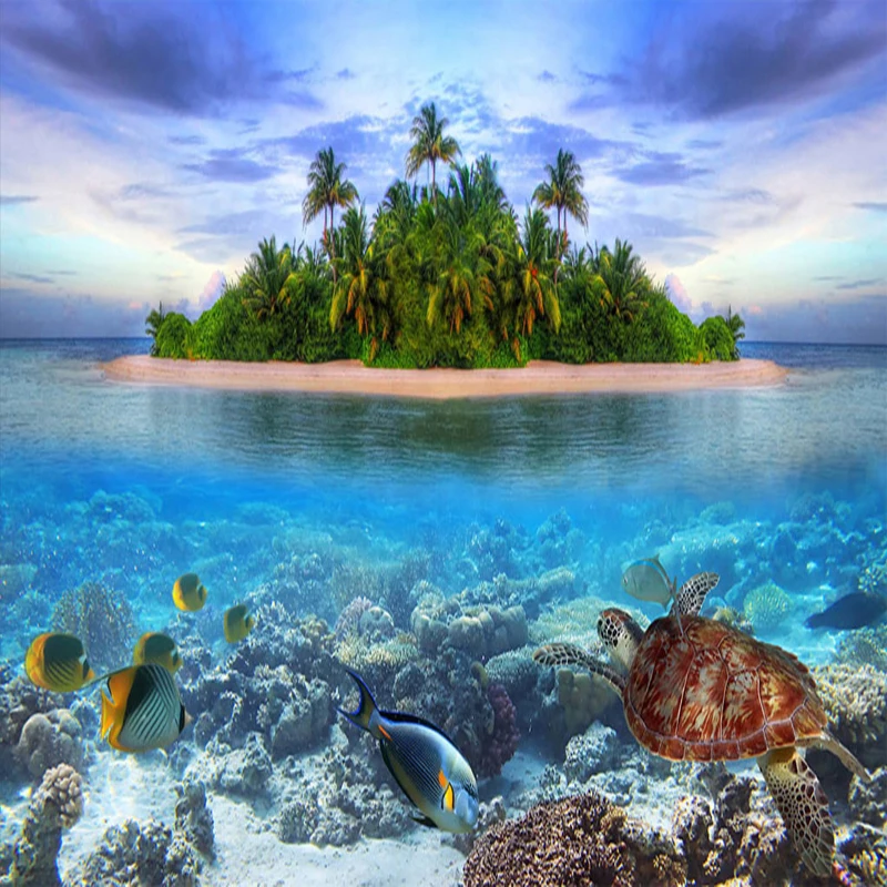 3D фотообои Walpaper морской пейзаж нетканый фон для гостиной ТВ спальни |