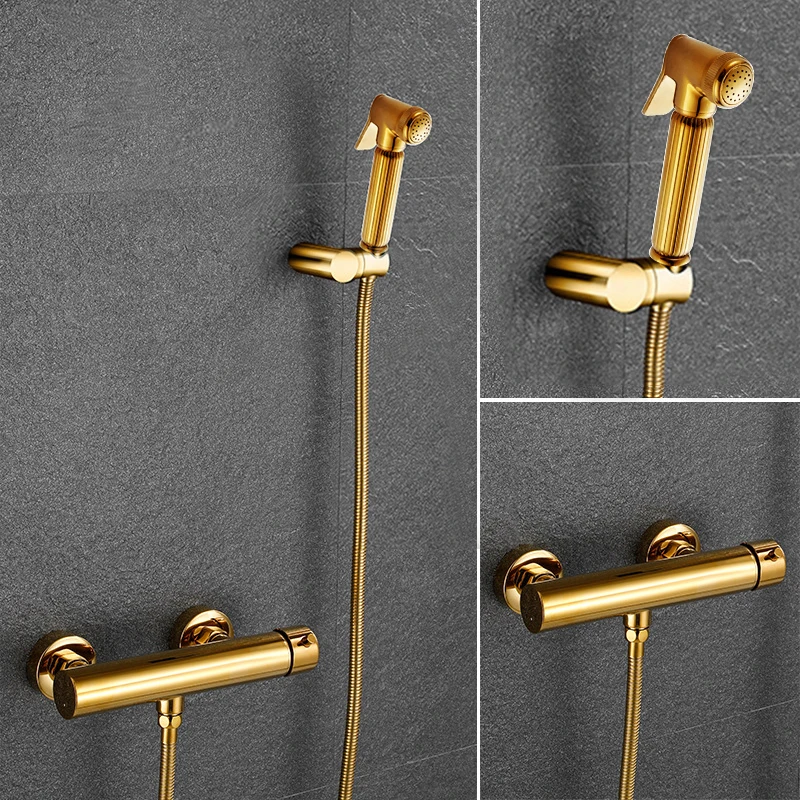 Смесители для унитаза золотистый кран душа мойка смеситель Регулируемая