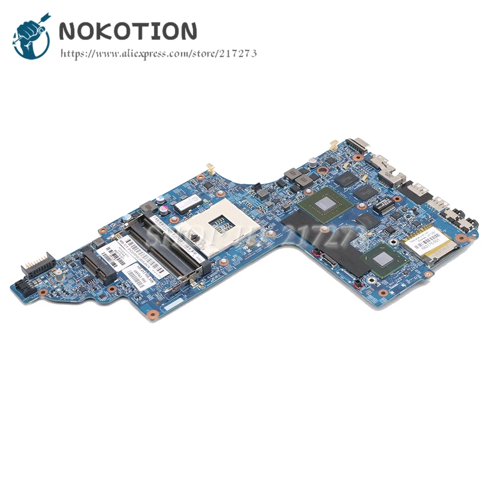 NOKOTION 682174-501 682174-001 48.4st06021 материнская плата для ПК hp pavilion DV6 DV6-7000 основная плата HM77 GT650M 2 Гб видеокарта