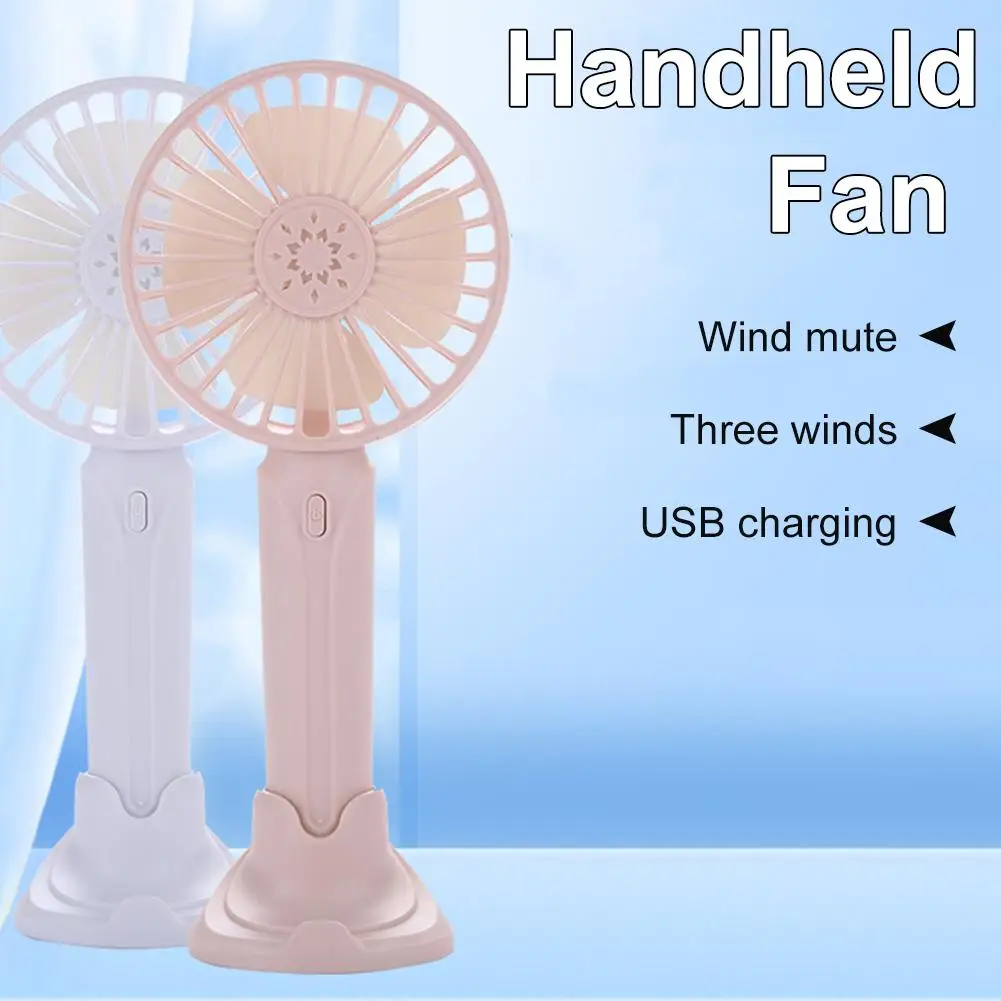 Портативный мини вентилятор портативный 3 скоростной электрический настольный