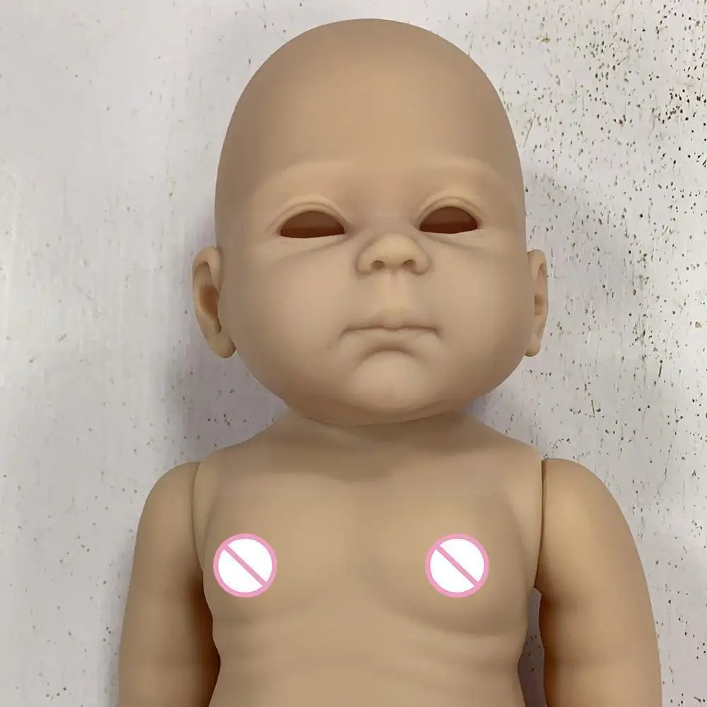 

19 дюймов полный Силиконовый Реборн, комплект необработанного тела, сделай сам, новорожденный, праздничный подарок для ребенка, пустая часть...