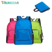 runseeda outdoor sports foldable backpack bag waterproof lightweight cycling camping hiking backpack daily travelling nylon bags