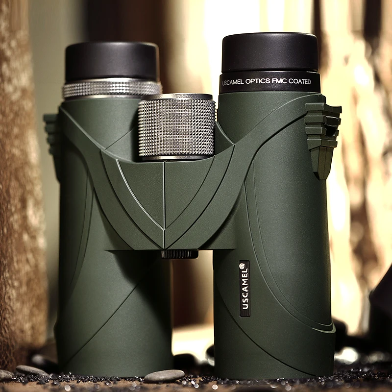 USCAMEL HD 10x42 Профессиональный бинокль мощный Военный для охоты кемпинга