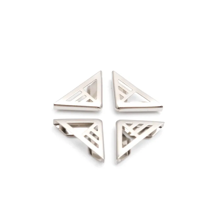 50 шт. Альбомы для скрапбукинга серебристого цвета меню папки Угловые протекторы