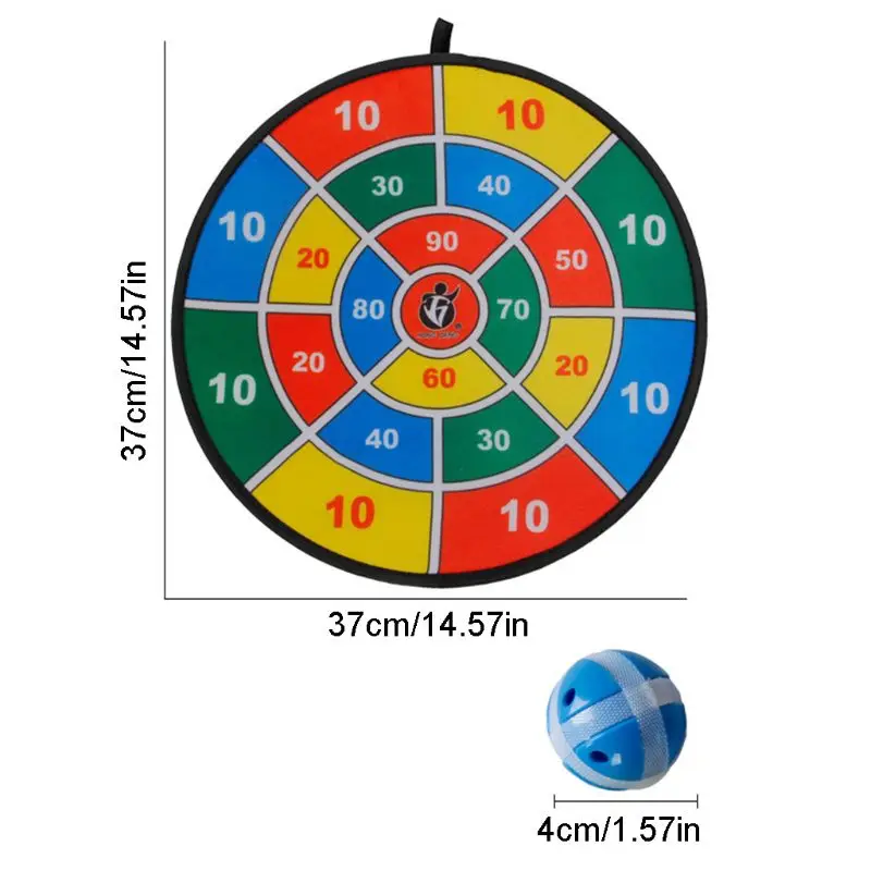 

Children's Safe Darts Set Kids Interaction Outdoor Indoor Cloth Darts Board Throwing Sport Play Kit