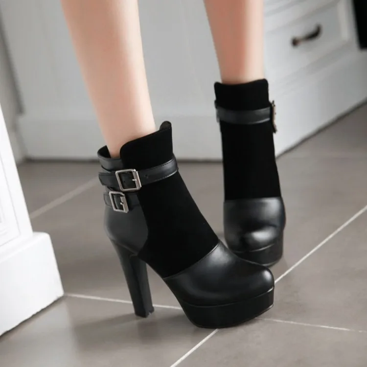 

Женские ботинки на плоской платформе, осенне-зимняя обувь на молнии, роскошные дизайнерские сабо с круглым носком, с резиновой подошвой, 2021