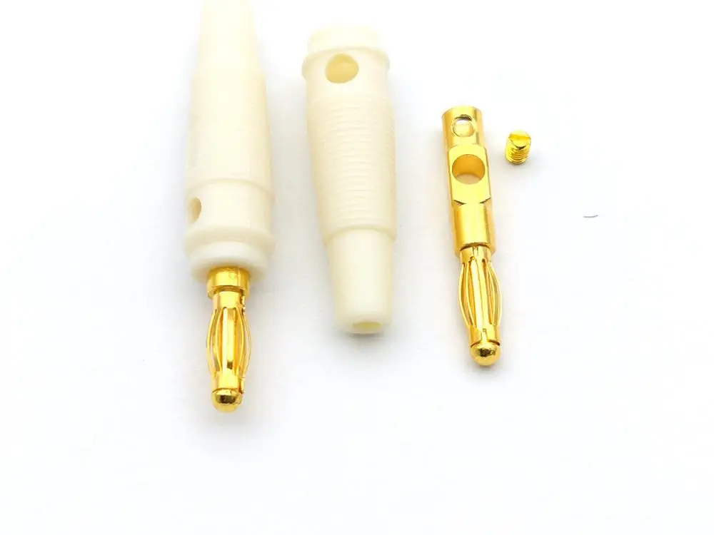 Новый позолоченный 4 мм разъем типа &quotбанан&quot|test connector|test goldtest plug |