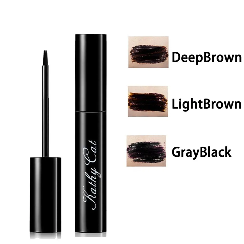 Гель для татуажа бровей Черный Кофейный Серый Отшелушивающий водостойкий тени