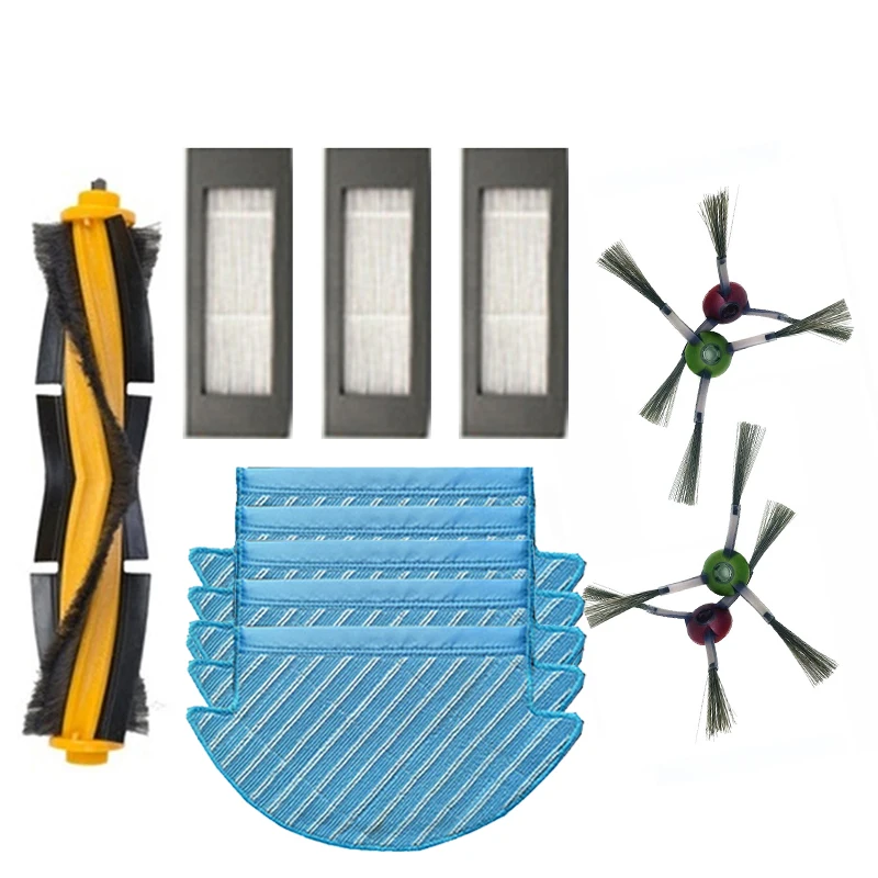 13Pcs Filter Brush Mop Cloth Set For Ecovacs Deebot OZMO 902 Vacuum Cleaner Part | Дом и сад