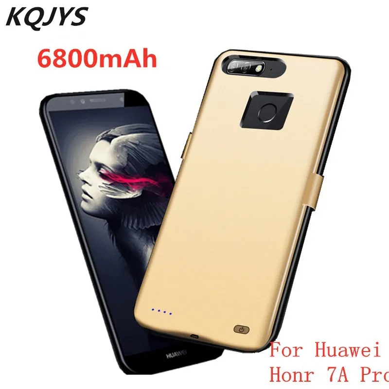 KQJYS 6800 мАч ультра тонкий запасной Внешний Аккумулятор Чехол для зарядки для Honor 7A Pro Чехол для huawei Honor 7A Pro Чехол для аккумулятора s