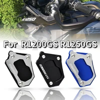 motorcycle accessories cnc kickstand side stand enlarge extension foot pad support for r1200gs adv r1250gs adventure r1200 gs lc