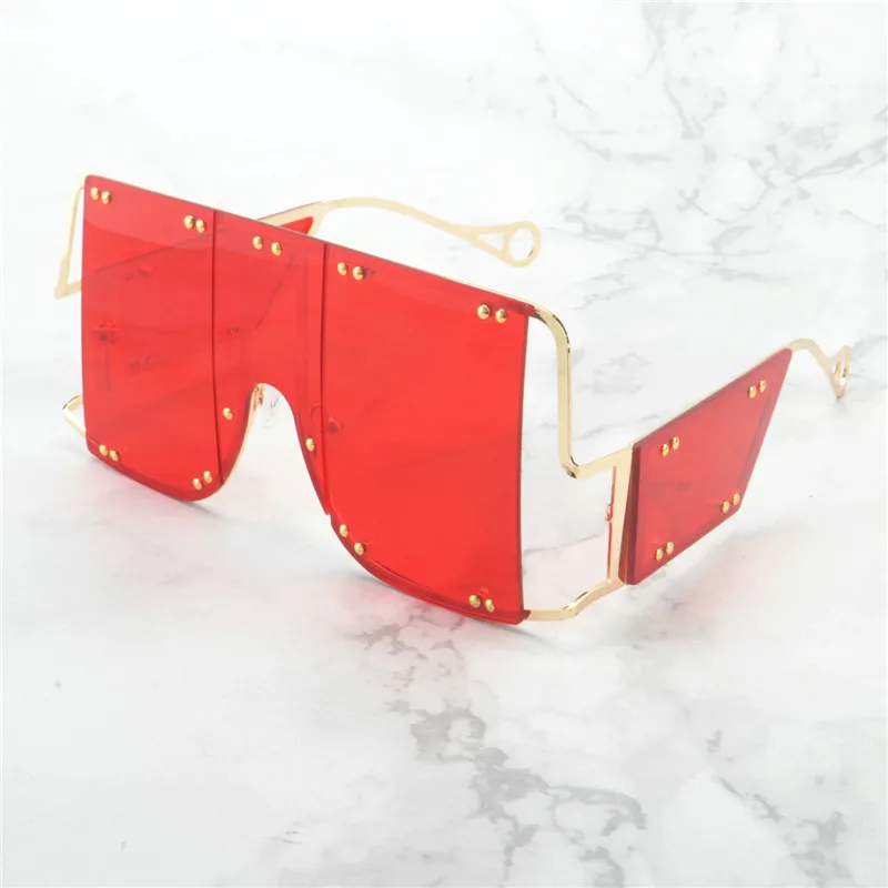 Солнцезащитные очки Квадратные большого размера UV400 FML для мужчин и