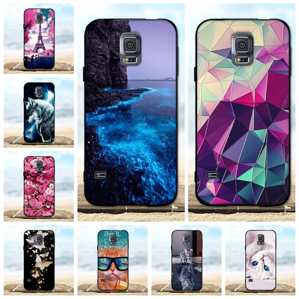 Для samsung Galaxy S5 чехол Роскошный силиконовый мягкий чехол для samsung S5 i9600 G900F чехол 3D милый для samsung S5 Neo SM-G903F чехол s
