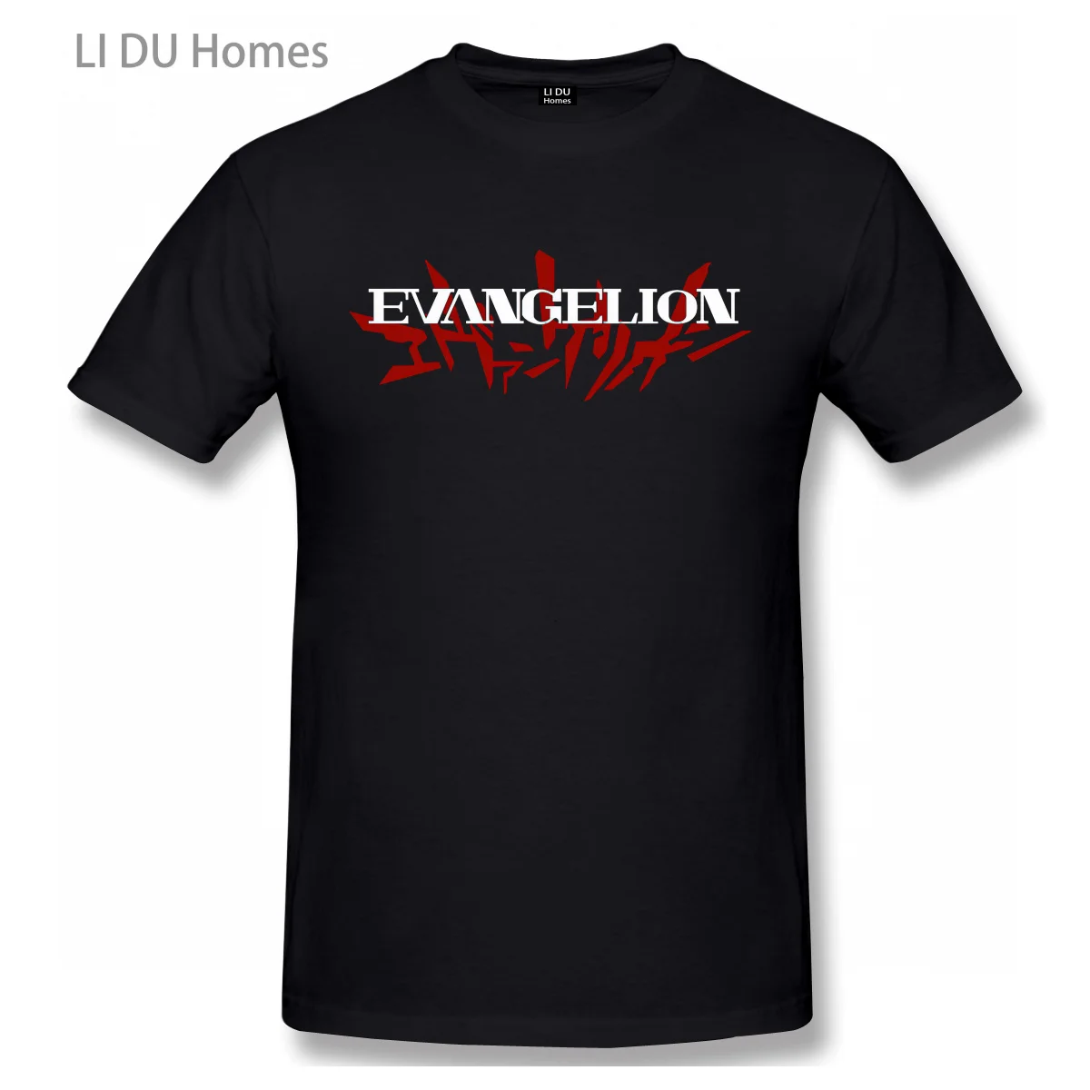 

Evangelion Logo Red Original T Shirt Men/WoMen High Quality Cotton Summer T-shirt Short Sleeve Graphics Tshirt Tee Top Gift