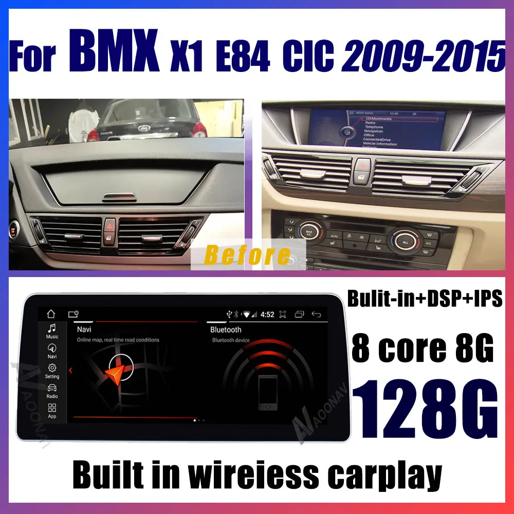 

Автомагнитола на Android 10 с GPS-навигацией для BMW X1 E84 2009 2010 2011-2015