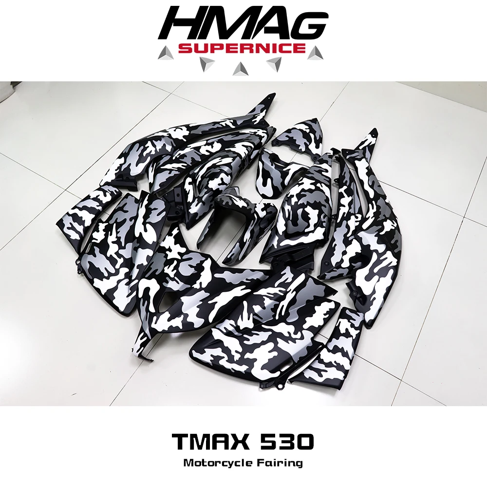 

Матовый Камуфляжный Комплект обтекателя для Yamaha TMAX 530 T-MAX 530 2012 2013 2014 2015 2016 2017 2018 2019