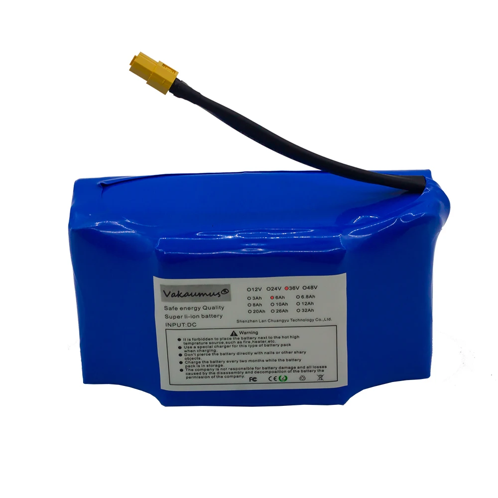 Литиевый аккумулятор для скутера 36 В 6 Ач 6000 мАч | Электроника