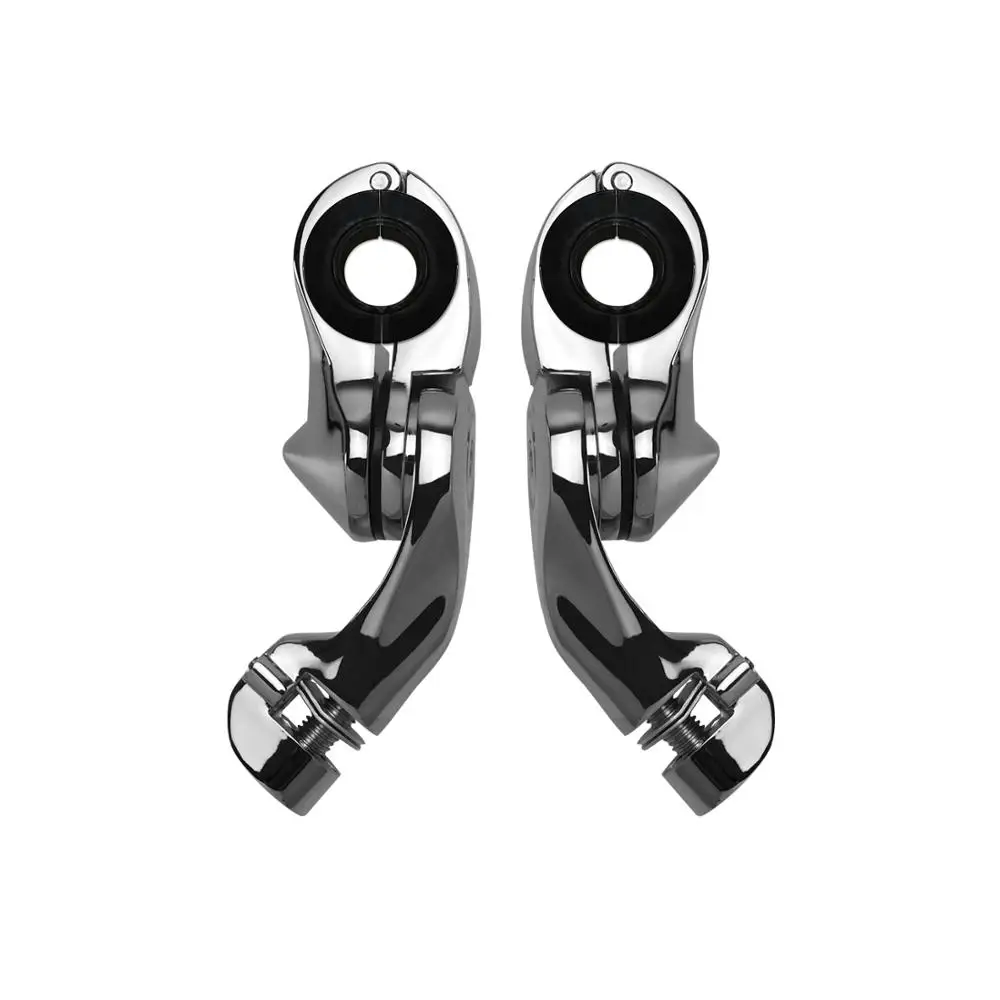 

Motorcycle Short Angled Chrome Adjustable Highway Foot Peg Footrest Mount Kit 32mm For Harley For Honda For Suzuki For Kawasaki