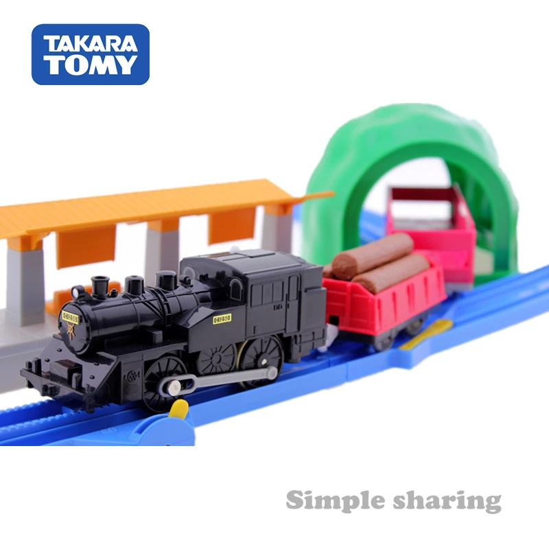 Набор моделей паровозиков Takara Tomy Tomica Plarail литый под давлением развивающий трек