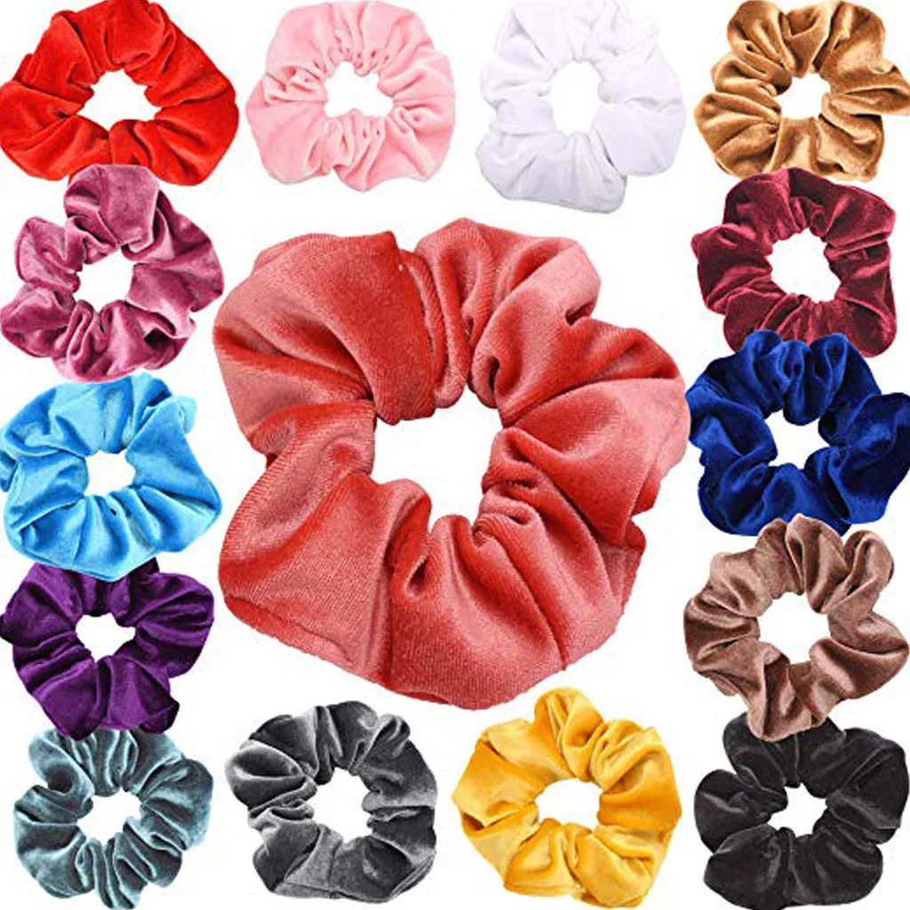 20/15/9 шт. резинка для волос Бархатные эластичные резинки Для женщин или девочек