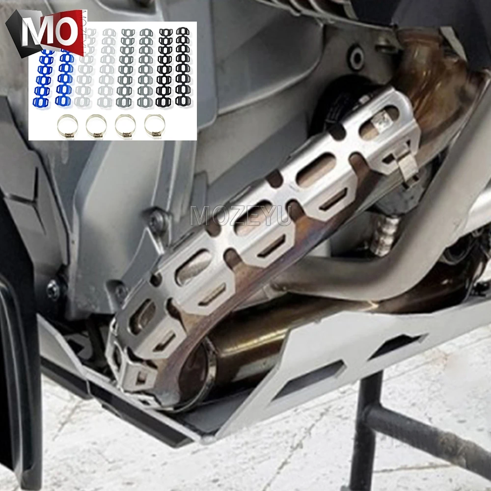 Защита выхлопной трубы мотоцикла защита от тепла пятки для BMW R1200GS LC ADVENTURE F800GS F700GS