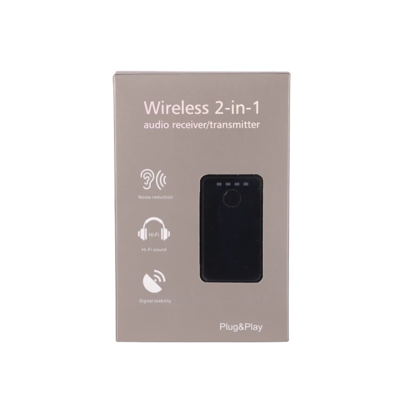 

EDAL 2 in 1 Wireless Bluetooth Transmitter Receiver 3.5mm Stereo Audio Music Bluetooth V4.2 Adapter for Mp3 Headset Speaker PC