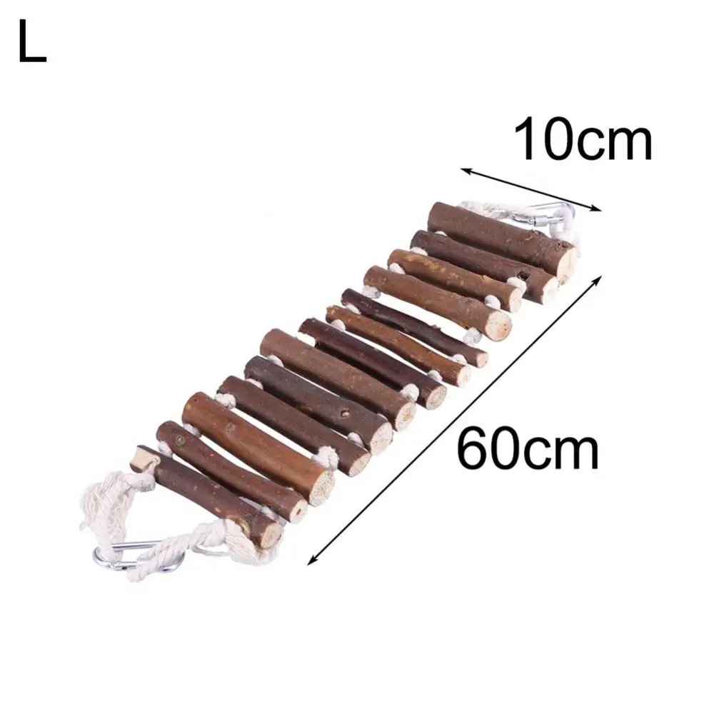 Деревянная веревочная лестница для домашних животных подвесной мост качели