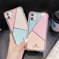 ipwsoo case for iphone 12 11 pro max phone case geometry colorful for iphone x xs xr xs max 6 6s 7 8 plus shockproof back cover