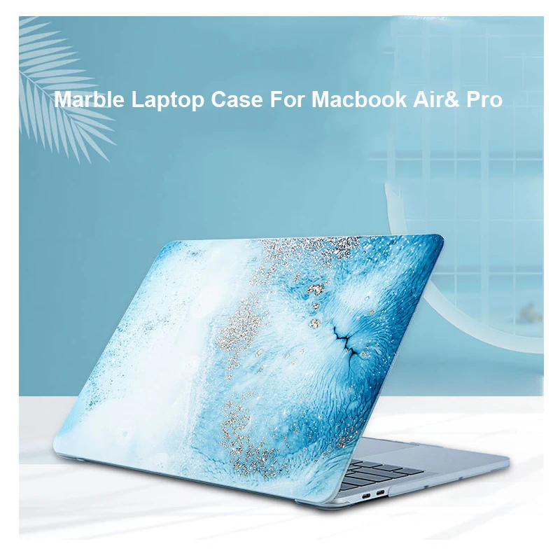 Мраморный чехол для ноутбука APPle MacBook Pro Air retina 11 12 13 15 Mac Book 15,4 13,3 дюймов с сенсорной панелью