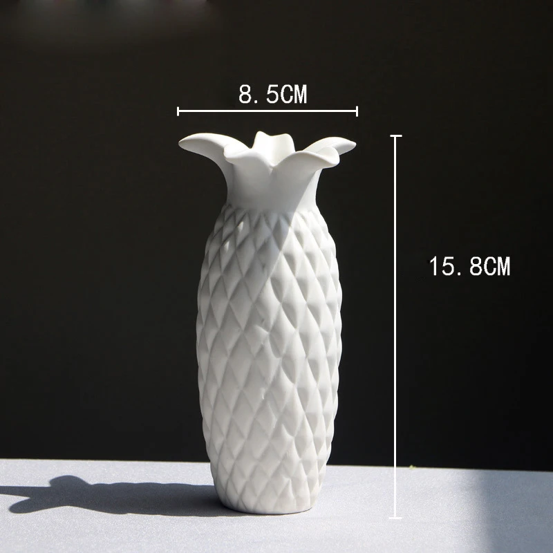 

House Decoration Vase Ceramic Home Decor Accessories Modern Flower Vase Living Room Decoracion Vaas for Flowers Ozdoby Do Pokoju