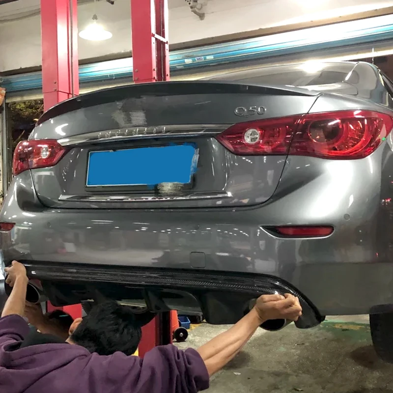 Новый дизайн для Infiniti Q50 Q50L Q50S спойлер 2014 2015 2016 2017 2018 2019 Высокое качество ABS