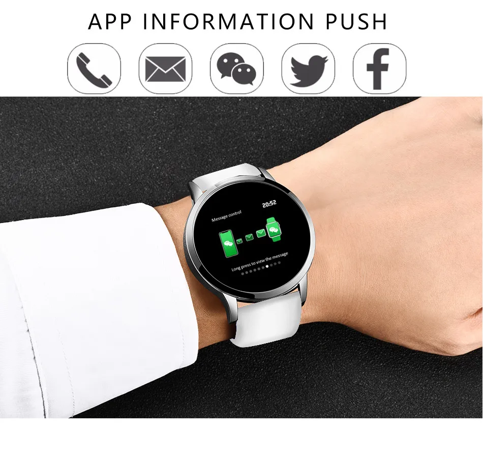 LIGE fitness tracker smart watch Waterproof Sport For IOS Android phone Smartwatch Heart Rate Monitor Blood Pressure Functions