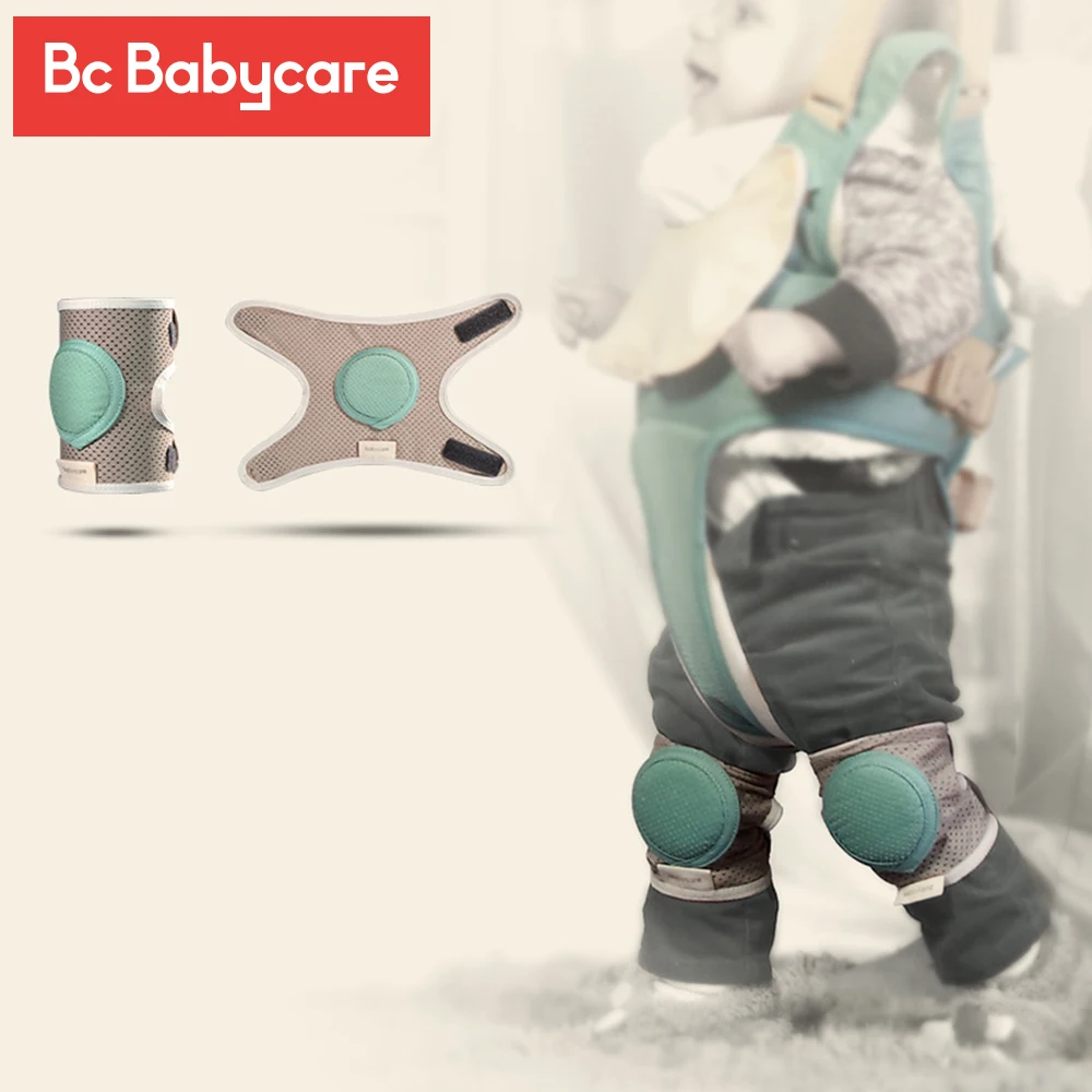 

BC Babycare 1 pair Baby Knee Pads Protector Breathable Soft Silicone Non-Slip Safety Crawling Toddler Kids Kneecap Leg Pad