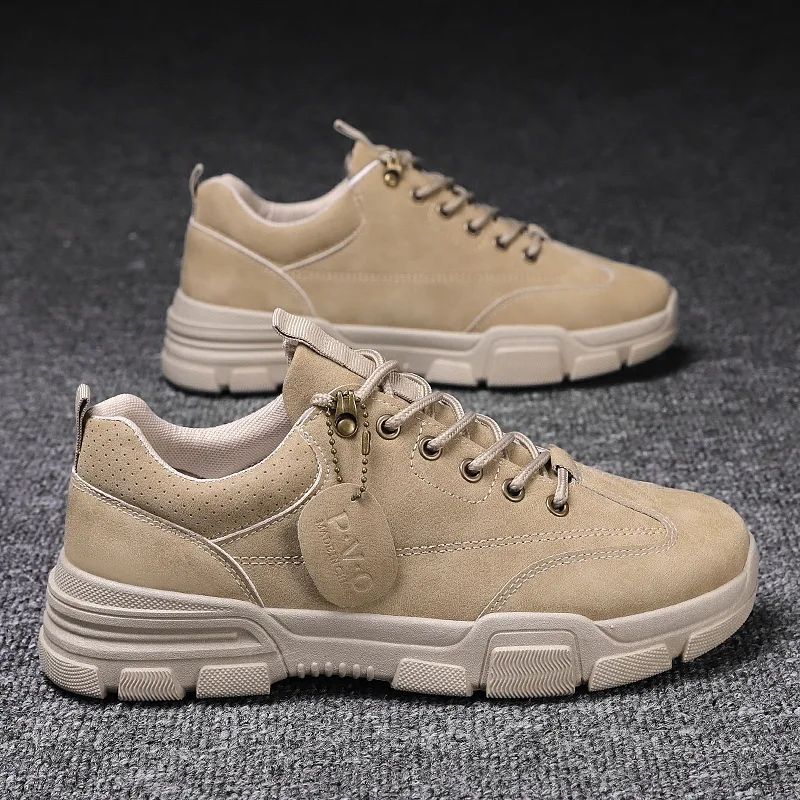 

Fashion men's boots autumn and winter new men's boots youth tooling trendy shoes low-cut Martin boots mens shoes sneakers men