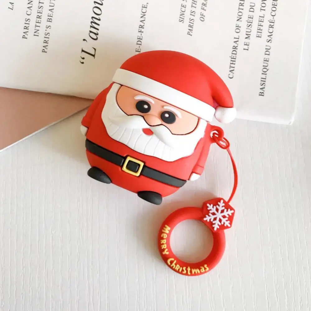 

Cute Santa Claus Gingerbread Christmas Tree Shape Earphone Case Suitable for AirPods 1/2
