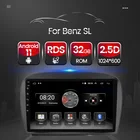 Автомагнитола для Mercedes Benz SL R230, SL350, SL500, SL55, SL600, SL65, Android 2.5D, мультимедийный видеоплеер, GPS, навигация Carplay