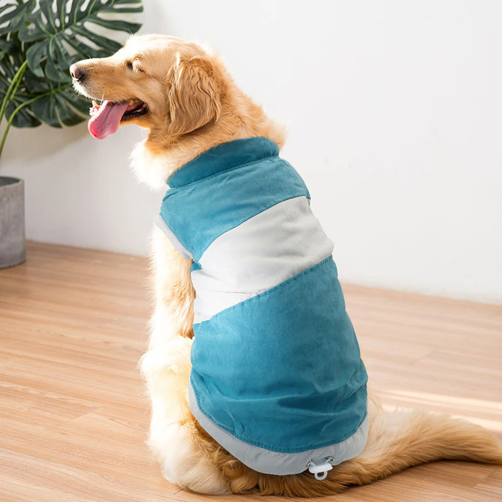 Warm Large Dog Clothes Winter Pet Dog Jacket Coat For Medium Large Dogs Pets Clothing Vest For French Bulldog Pug Outfit XL-5XL