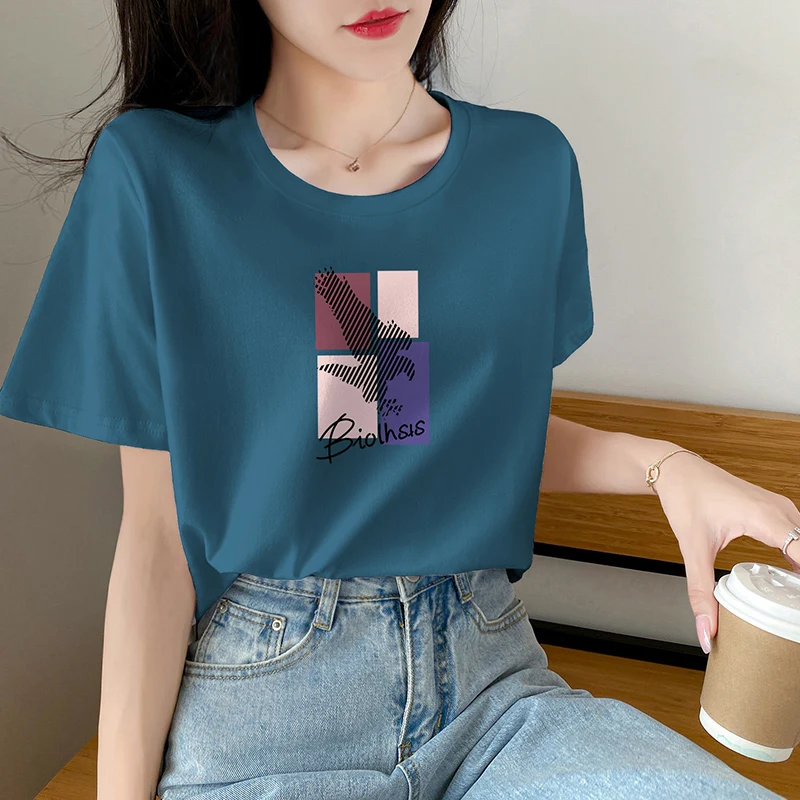 

T Shirt Women Clothes 2020 red Fashion Tee Top Fashion Cotton Ladies Tee Shirt