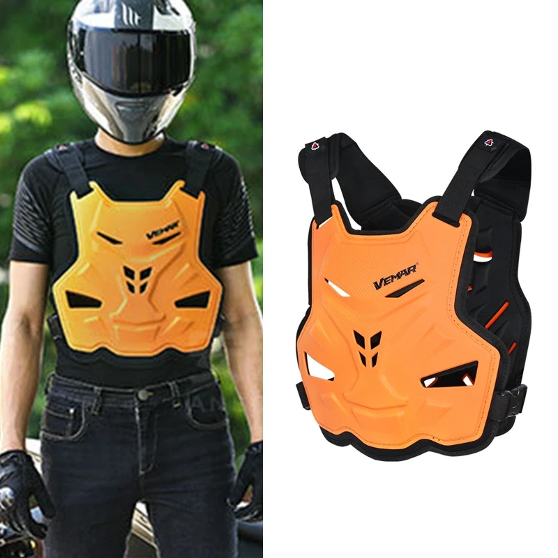 

Adult Motorcycle Dirt Bike Body Armor Protective Gear Chest Back Protector Vest T21E