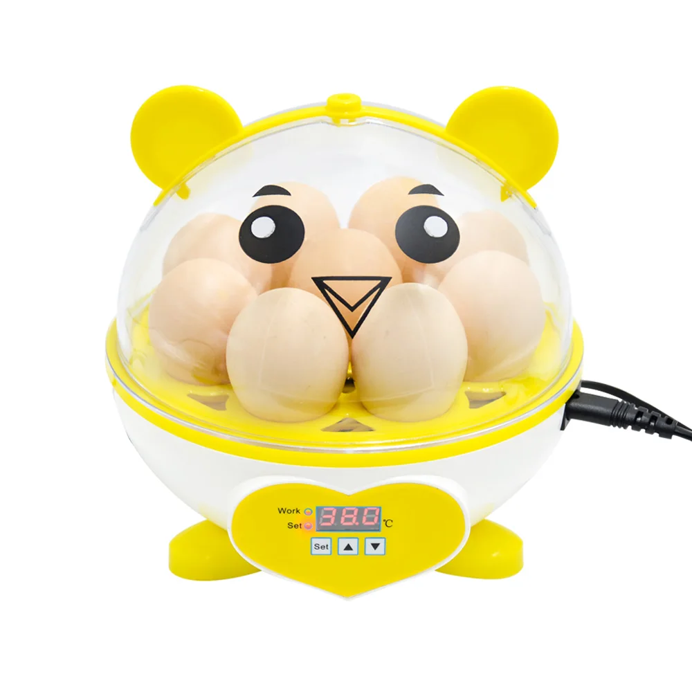 

Компактный размер бытовой 9 яиц инкубатор цифровой Температура Регулируемый инкубатор выводной шкаф многофункциональный Брудер