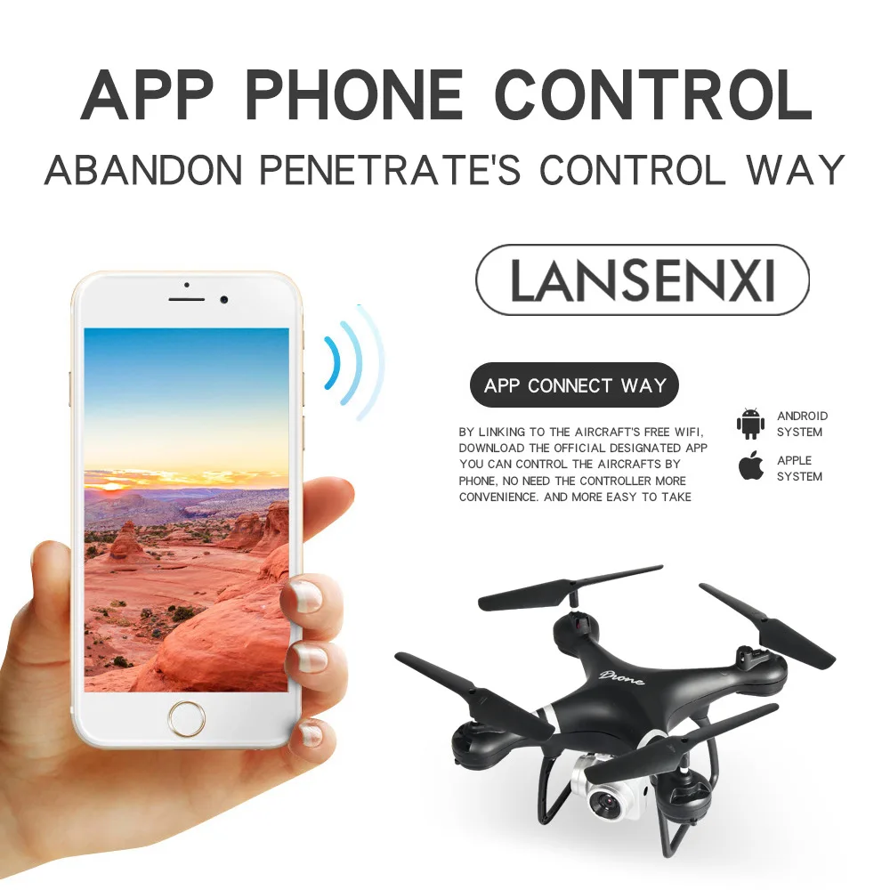 

RC Drone with 4K Professional HD Camera Aerial Photography WIFI FPV Quadcopter Remote control Aircraft JIMITU Gift Toys