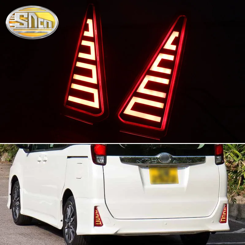 

Для Toyota Noah Voxy 80 светодиодные задние тормозные огни бампер отражатель фары торможения аксессуары 12В водонепроницаемый