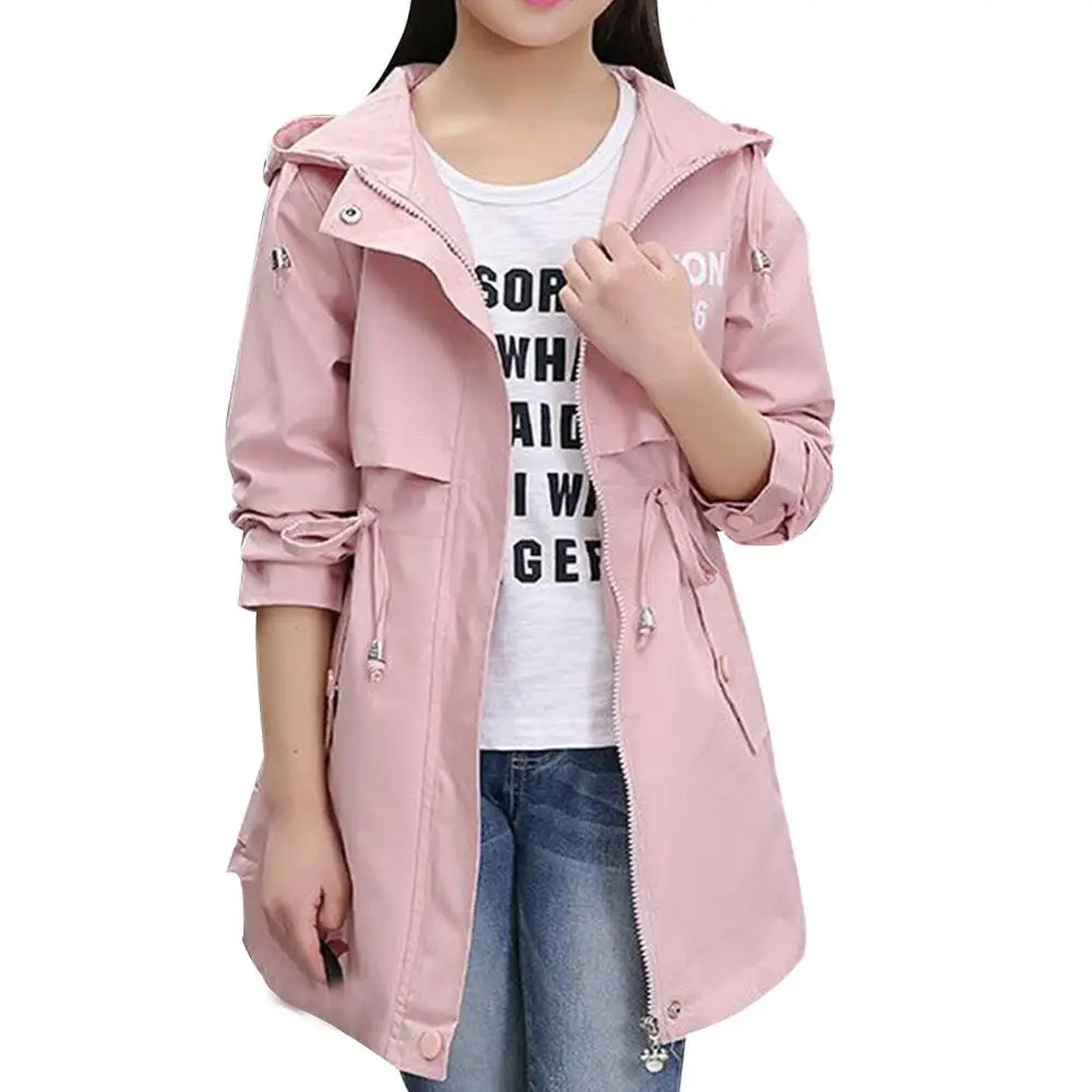 Дальневосточный леопард детская одежда плащ для девочек весна осень новое